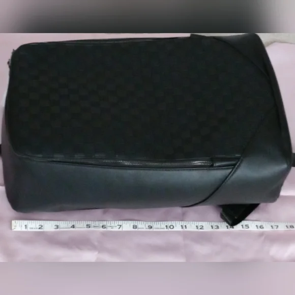 Black Leather Backpack - Picture 9 of 9